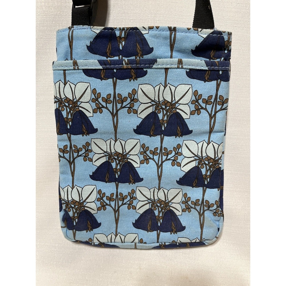 Kavu Bag Womens One Size Blue White Floral Limited Edition Crossbody Purse - Picture 7 of 16